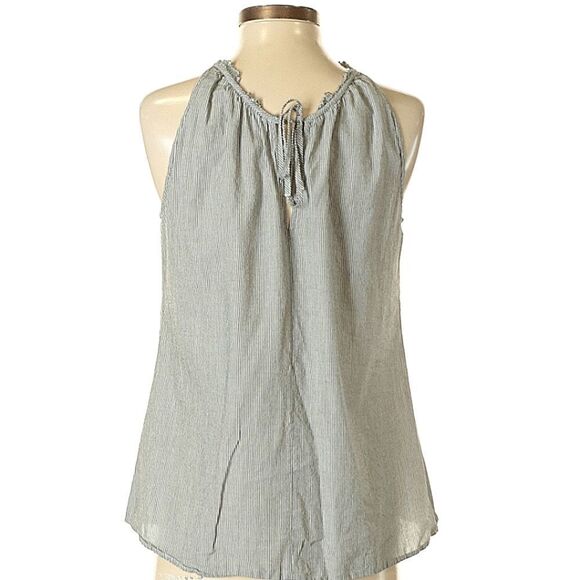 LOFT Tops - LOFT Cotton Striped Halter Top